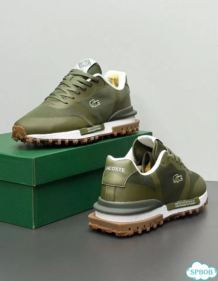 Кроссовки мужские Lacoste зеленые фото 7