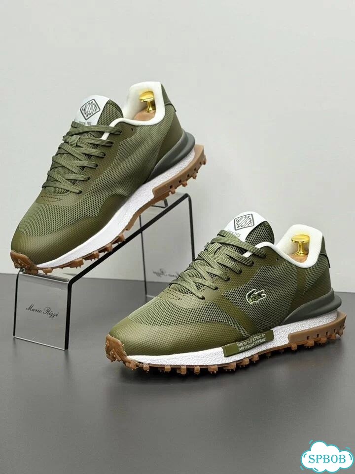Кроссовки мужские Lacoste зеленые фото 8