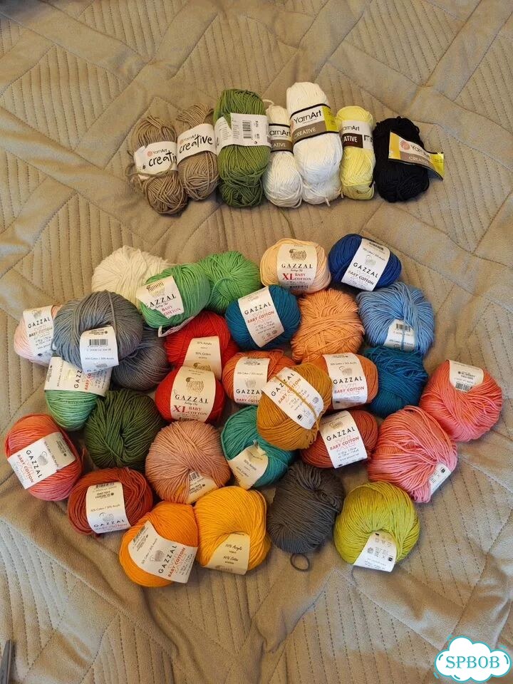 Пряжа нитки для вязания gazzal baby cotton xl фото 1
