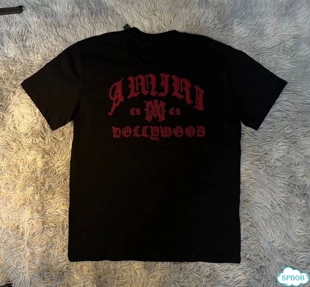 Футболка Amiri черная фото 5