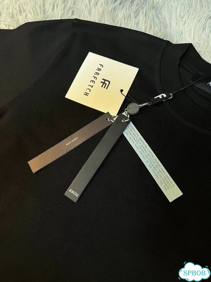 Футболка Amiri черная фото 7