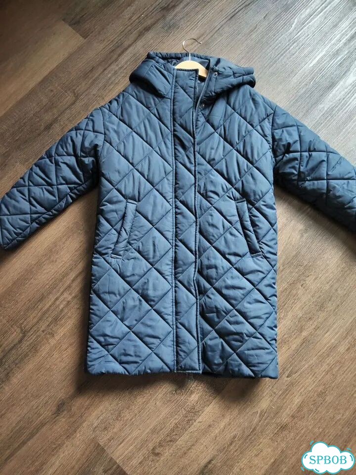 Пальто стеганное button blue 134 фото 1
