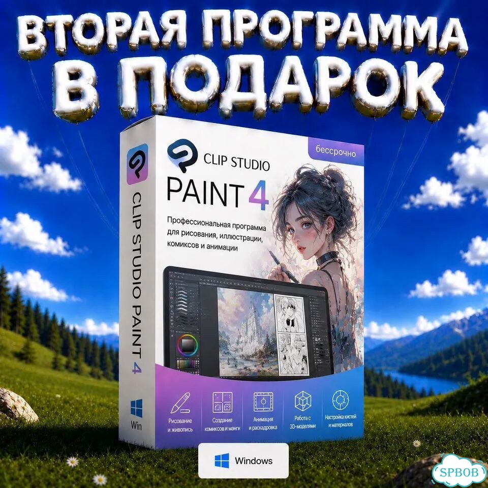 Clip Studio paint 4 бессрочно фото 1