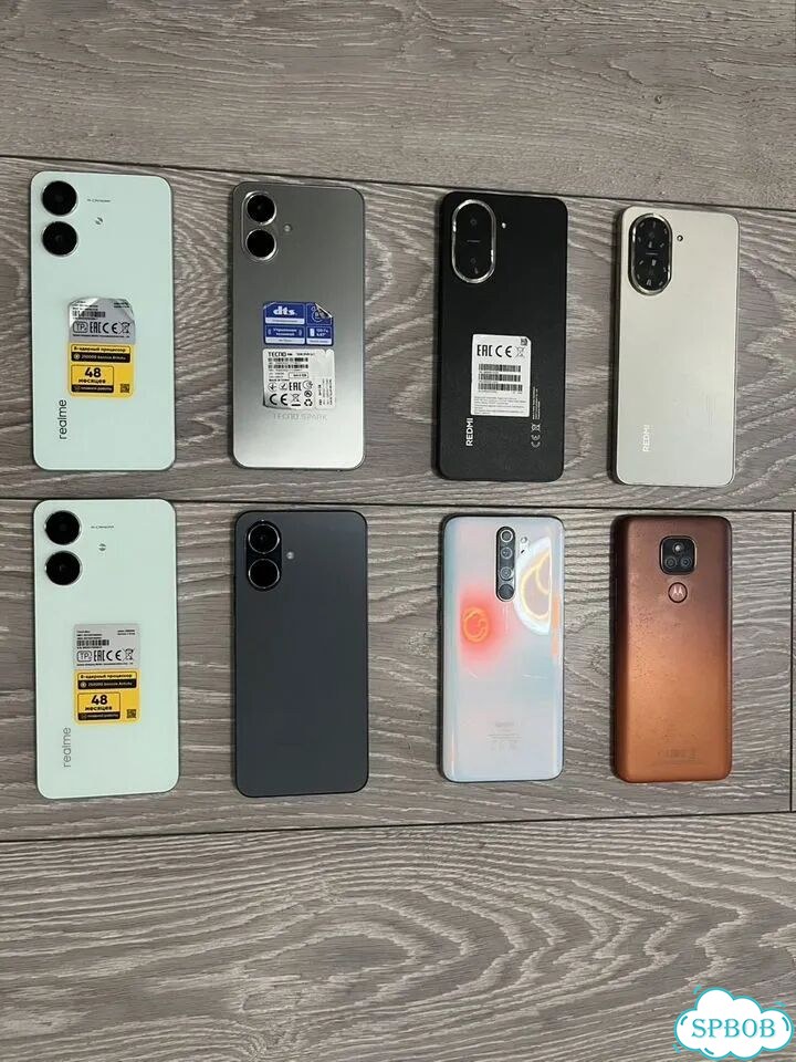 Телефоны бу 64гб 2SIM Xiaomi,Tecno Spark, realme фото 1