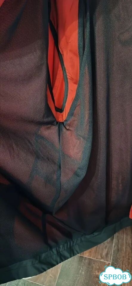 Куртка ветровка Asics красная фото 5