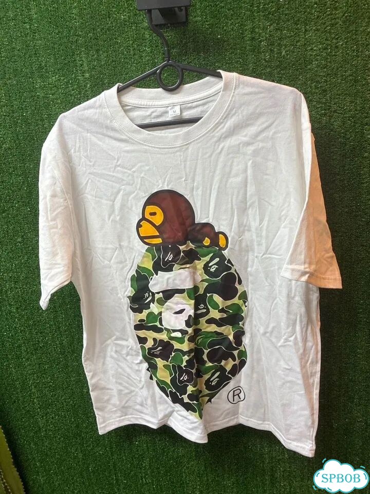 Футболка в стиле Bape monkey 48-50 размер фото 1