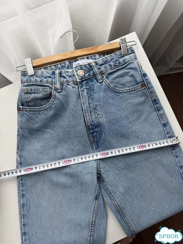 Джинсы zara mom 32 фото 8