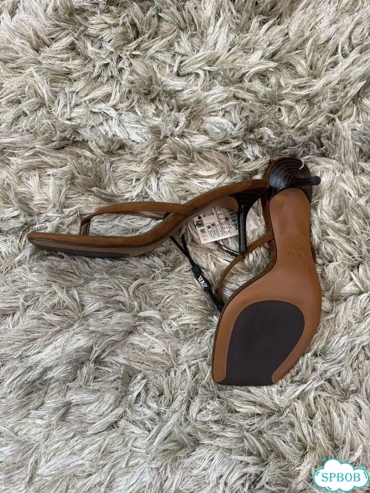 Вьетнамки на каблуке zara фото 3