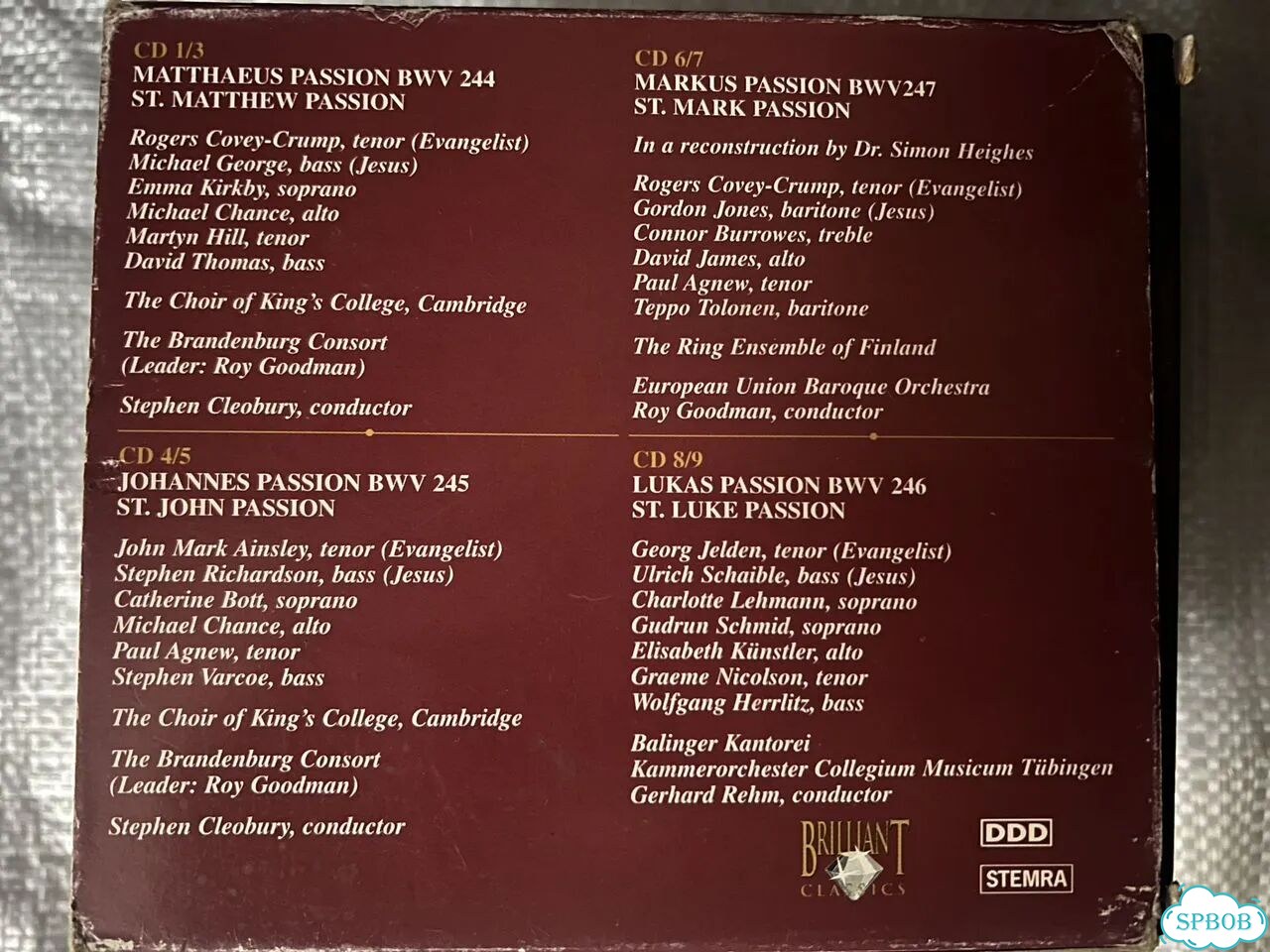 CD диски J.S. Bach и др фото 2