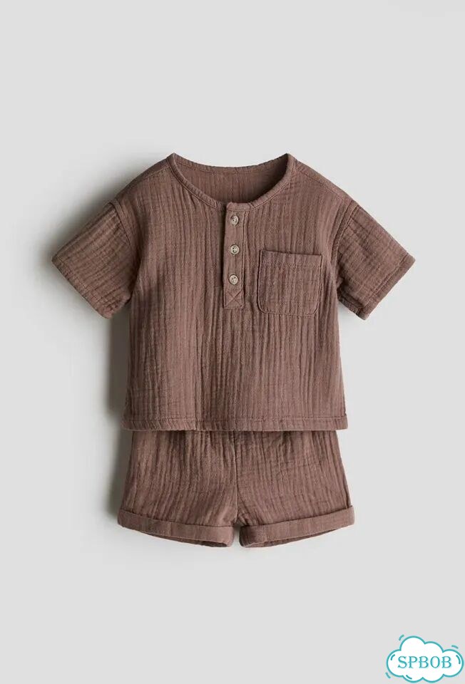 Муслиновый костюм для мальчиков H&M новый фото 1