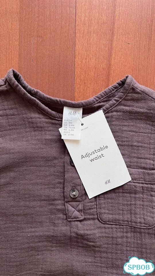 Муслиновый костюм для мальчиков H&M новый фото 6