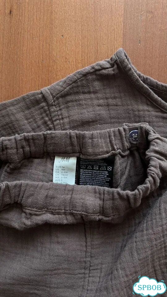 Муслиновый костюм для мальчиков H&M новый фото 8