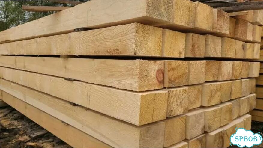 Доска обрезная 200/200/6 сосна, елка Архангельская фото 1