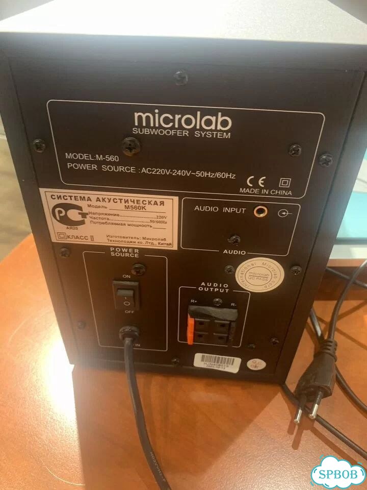 Сабвуфер microlab на запчасти фото 3