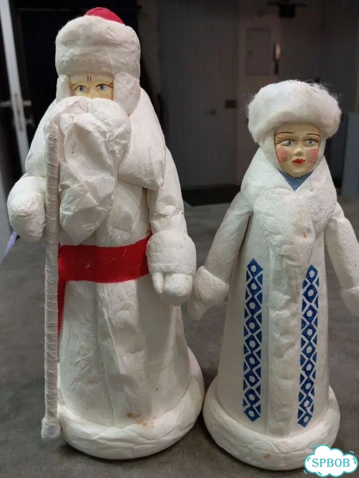 Дед мороз и снегурочка СССР фото 1