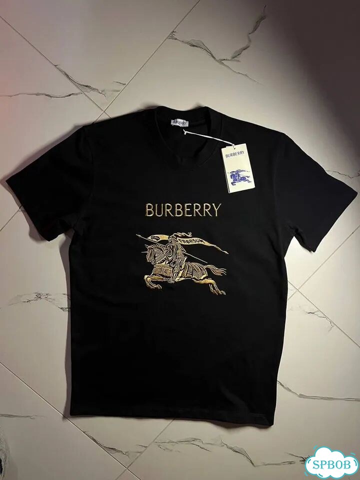 Футболка burberry черная фото 1
