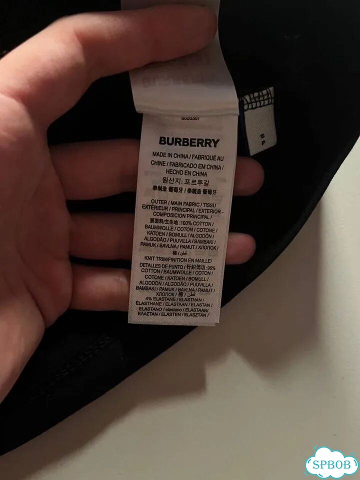 Футболка burberry черная фото 3
