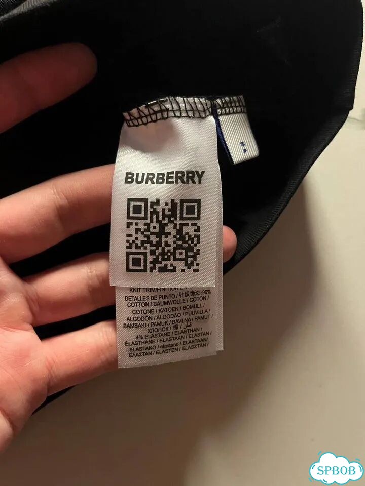 Футболка burberry черная фото 4