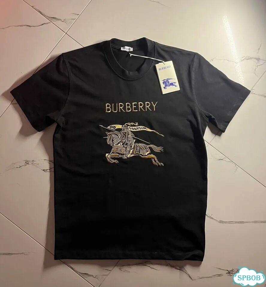 Футболка burberry черная фото 9