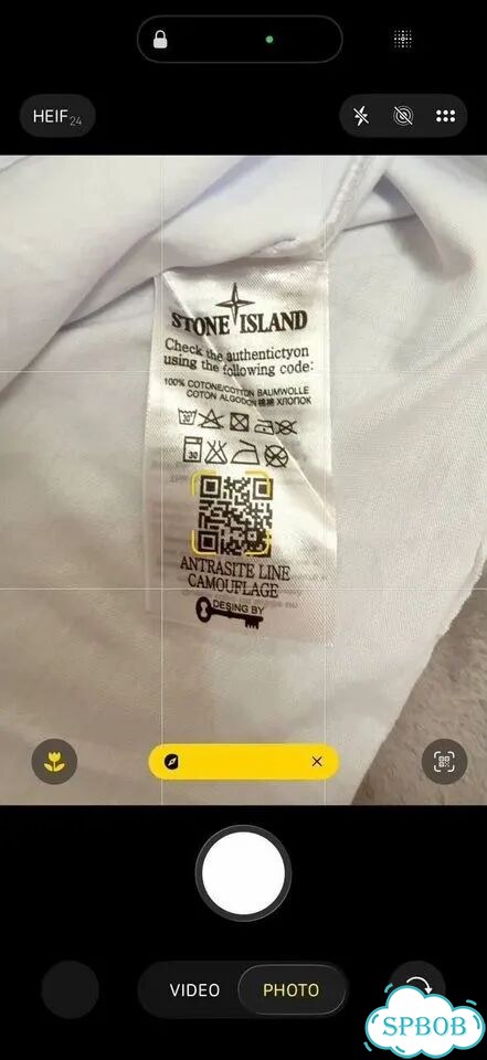 Футболка Stone Island белая фото 5