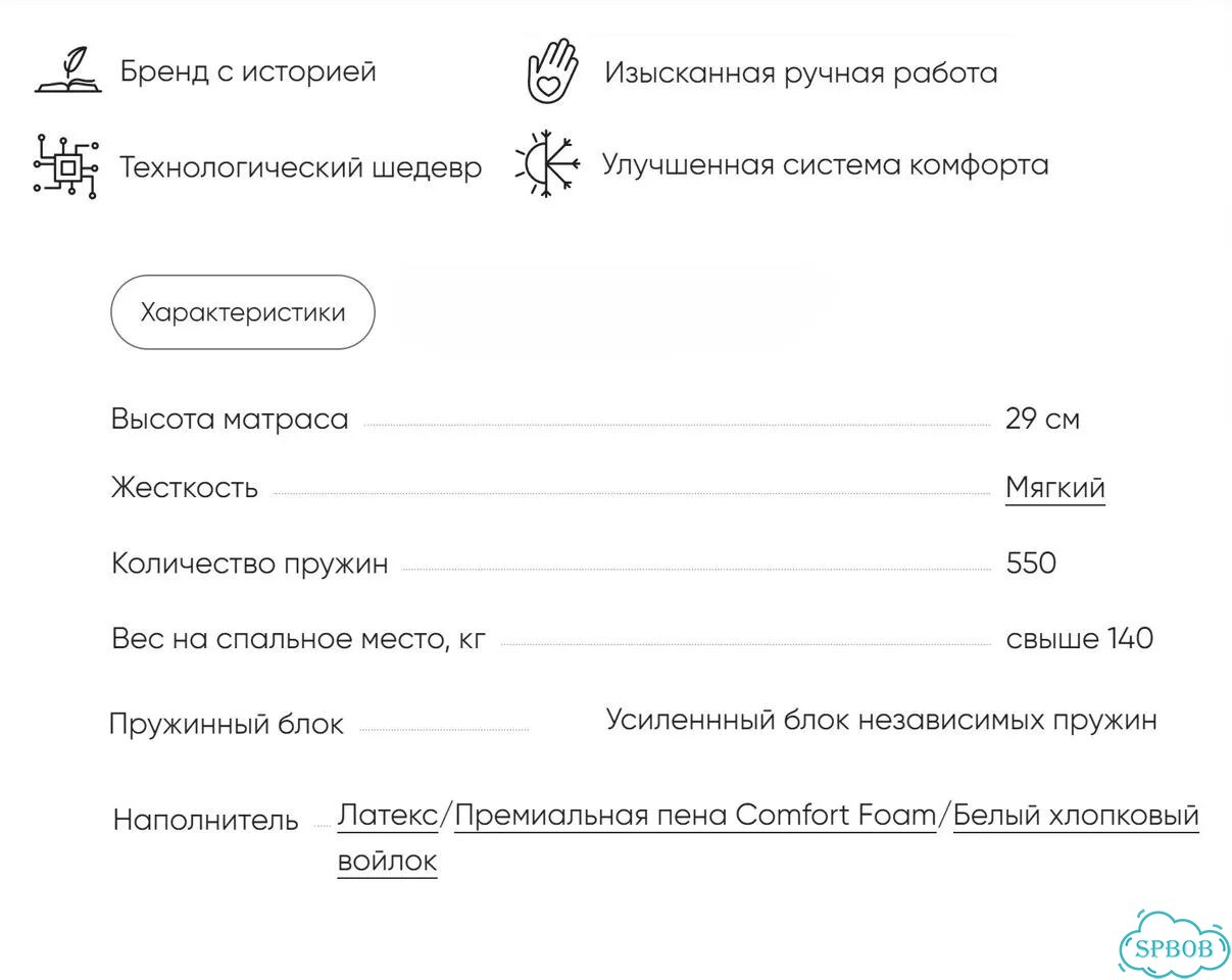 Матрас 160x200 анатомический фото 10