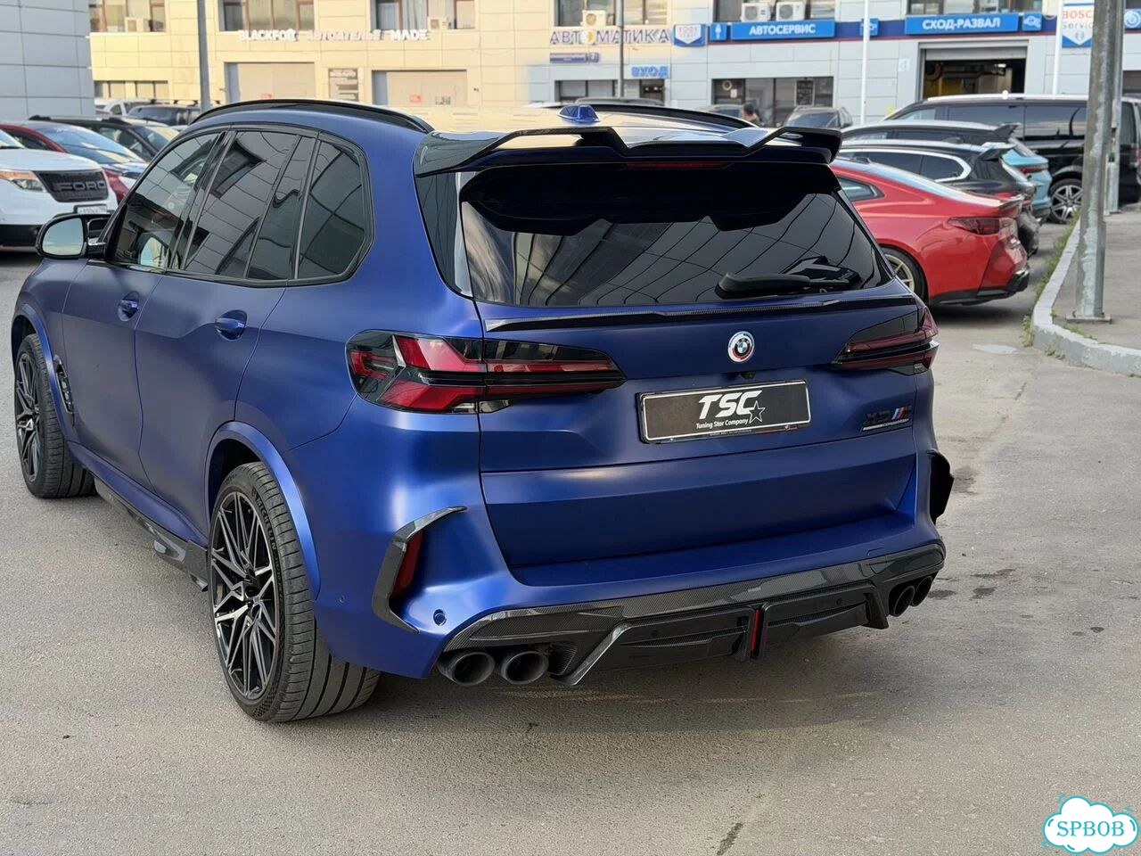 Обвес BMW X5M F95 сухой карбон SQ стиль фото 10