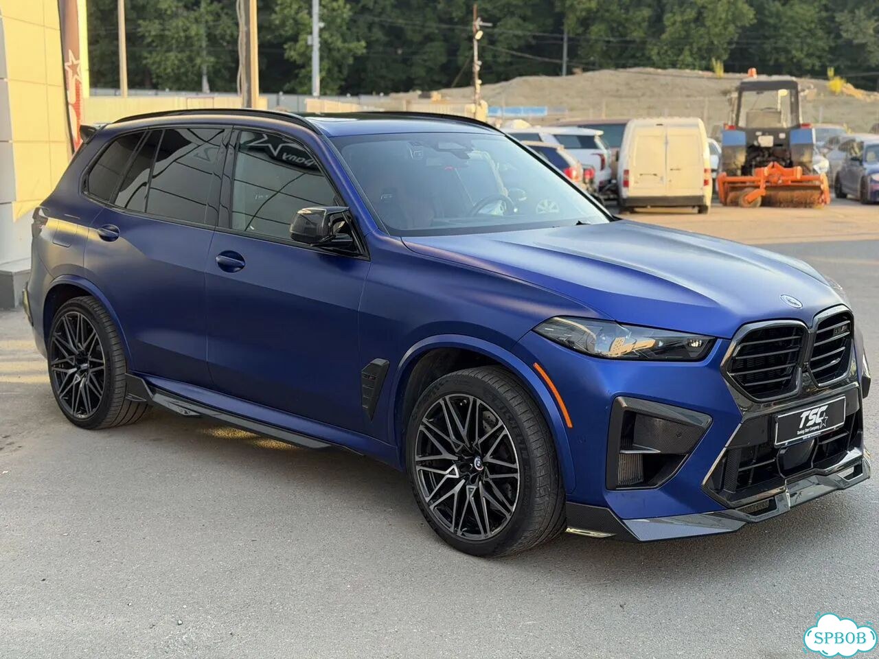 Обвес BMW X5M F95 сухой карбон SQ стиль фото 11