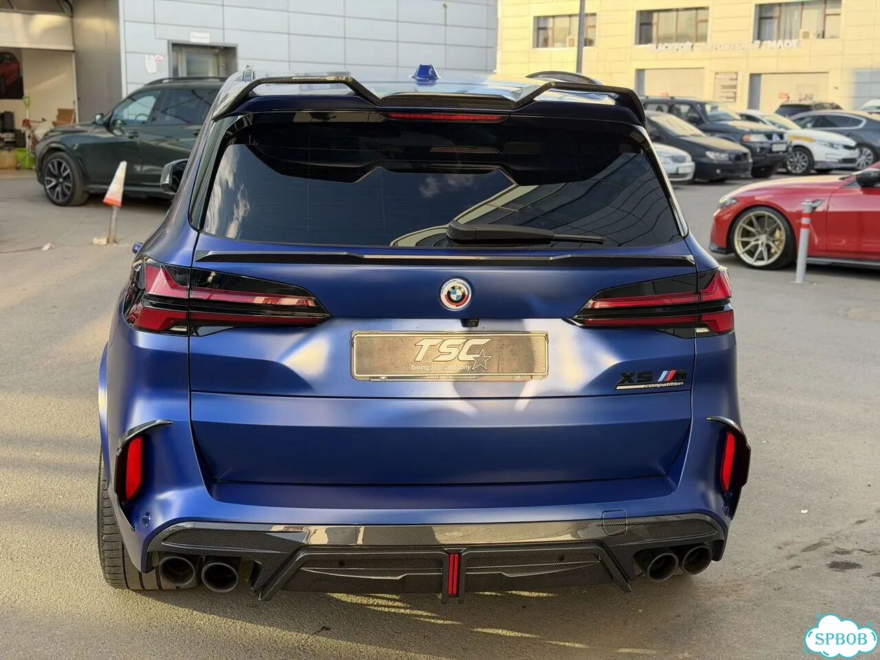 Обвес BMW X5M F95 сухой карбон SQ стиль фото 7