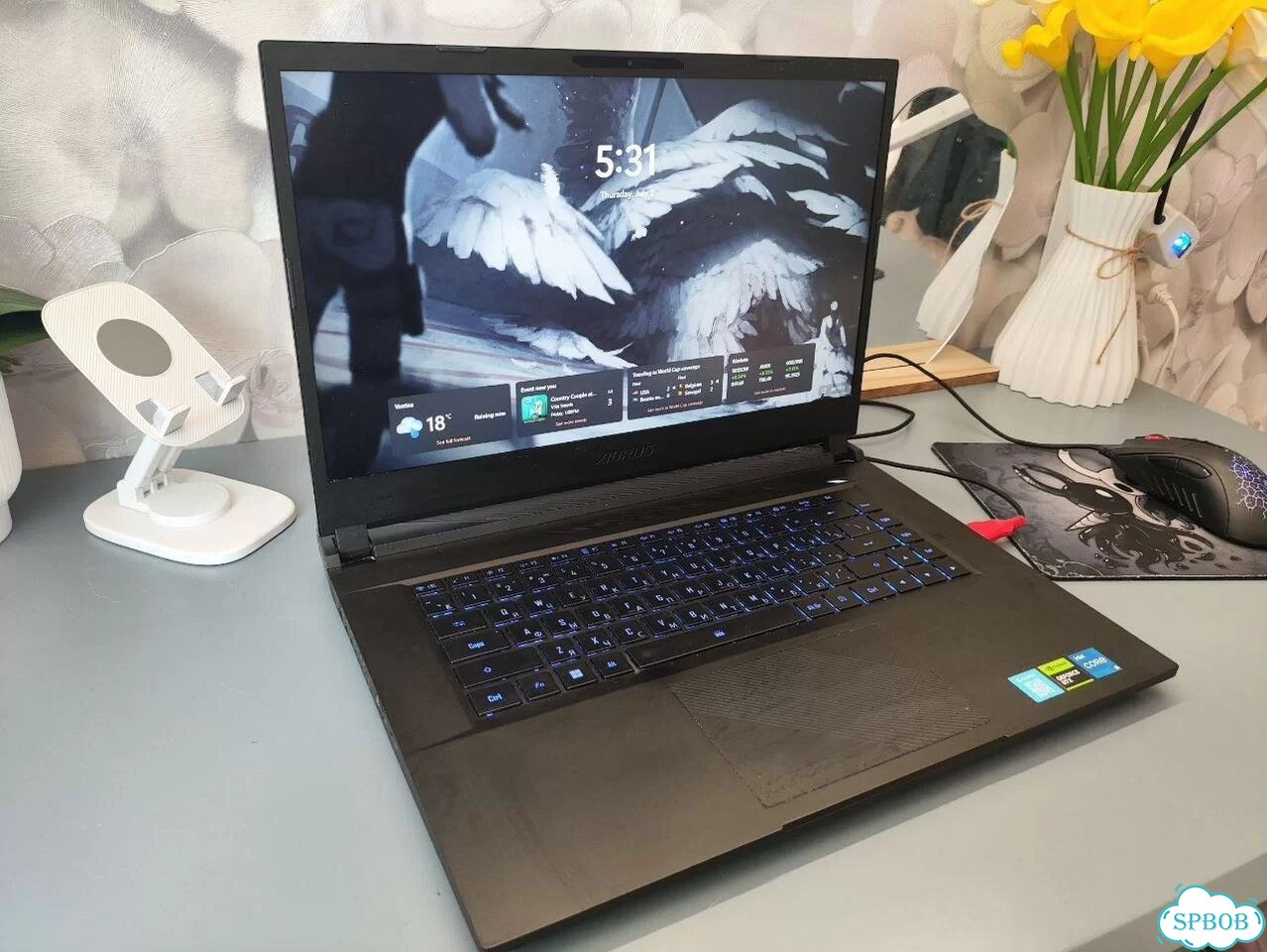 Ноутбук gigabyte aorus 15 9kf фото 2