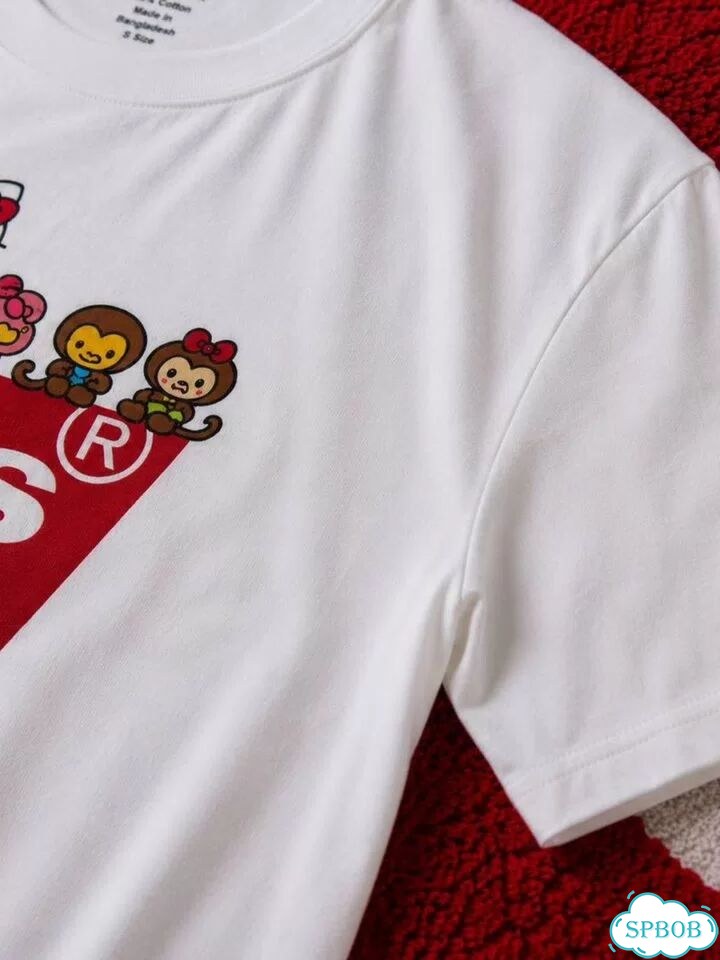 Футболка Levi’s Hello Kitty белая фото 7