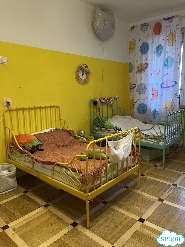 Кровать односпальная 85×135 растущая IKEA фото 1