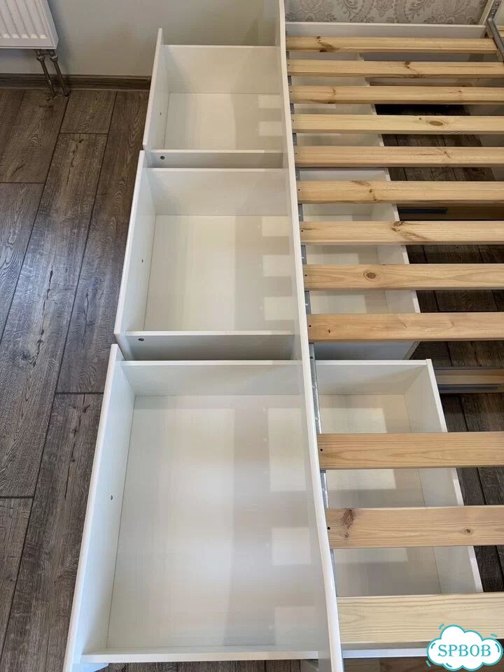 Кровать двуспальная 160×200 Хемнес IKEA фото 3