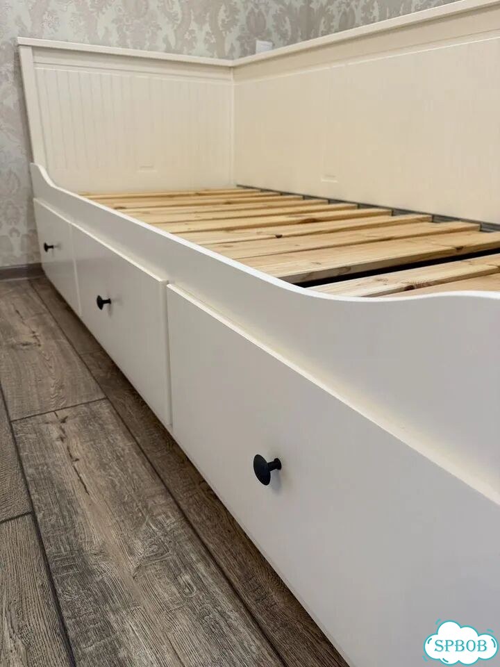 Кровать двуспальная 160×200 Хемнес IKEA фото 7