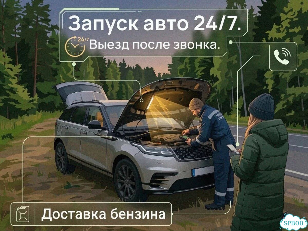 Запуск двигателя на выезде СПб без эвакуатора фото 2