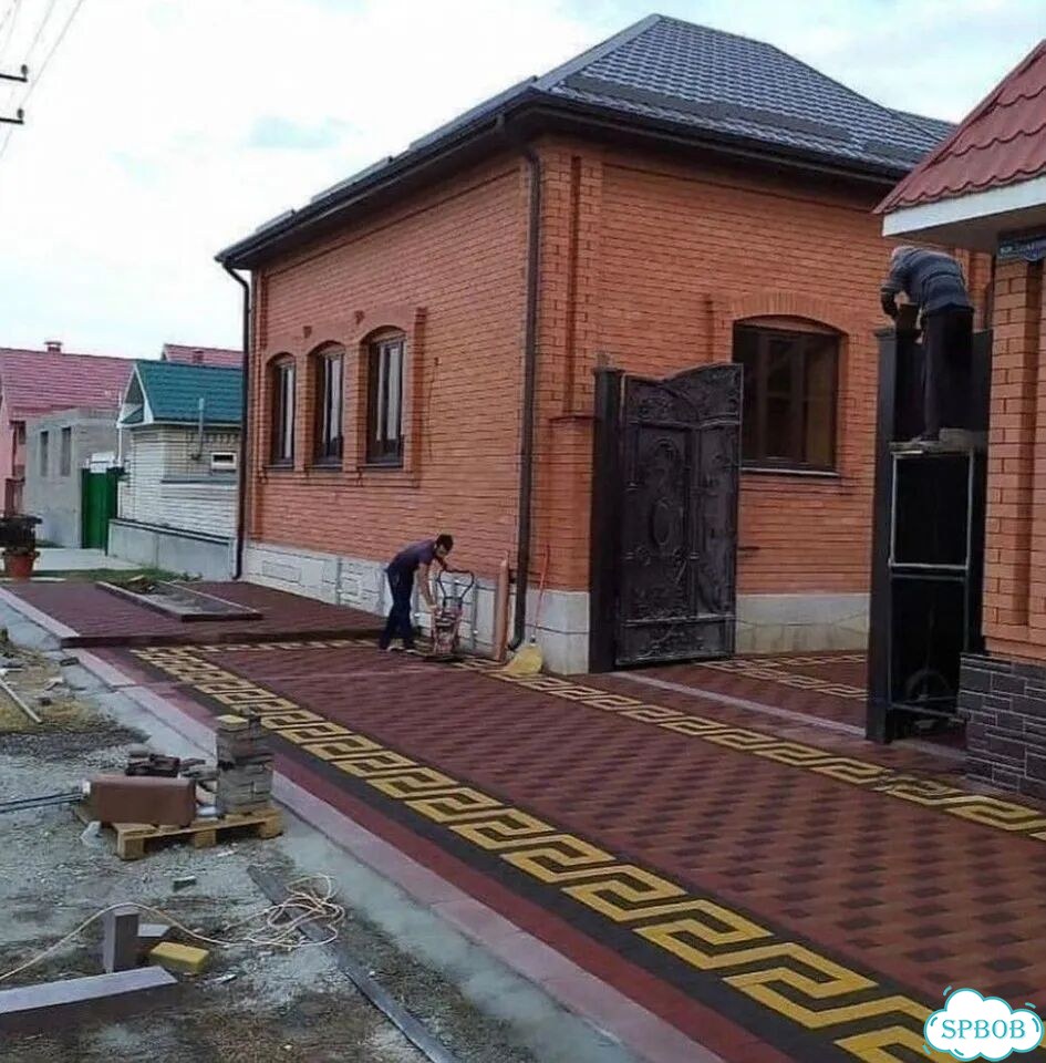 Брусчатка с укладкой фото 9