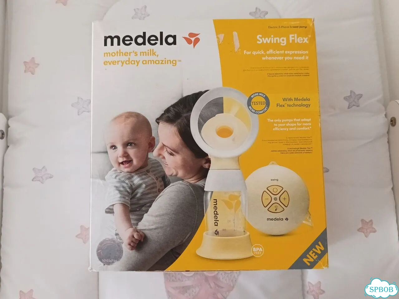 Молокоотсос medela swing flex электрический фото 1