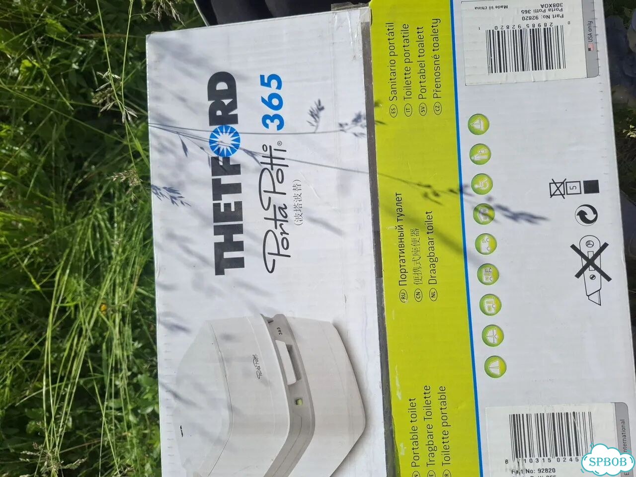 Thetford биотуалет porta potti 365 с индикатором фото 3