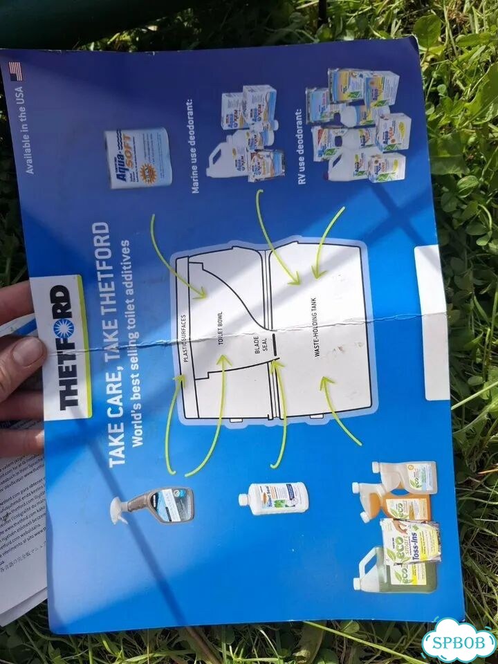 Thetford биотуалет porta potti 365 с индикатором фото 6