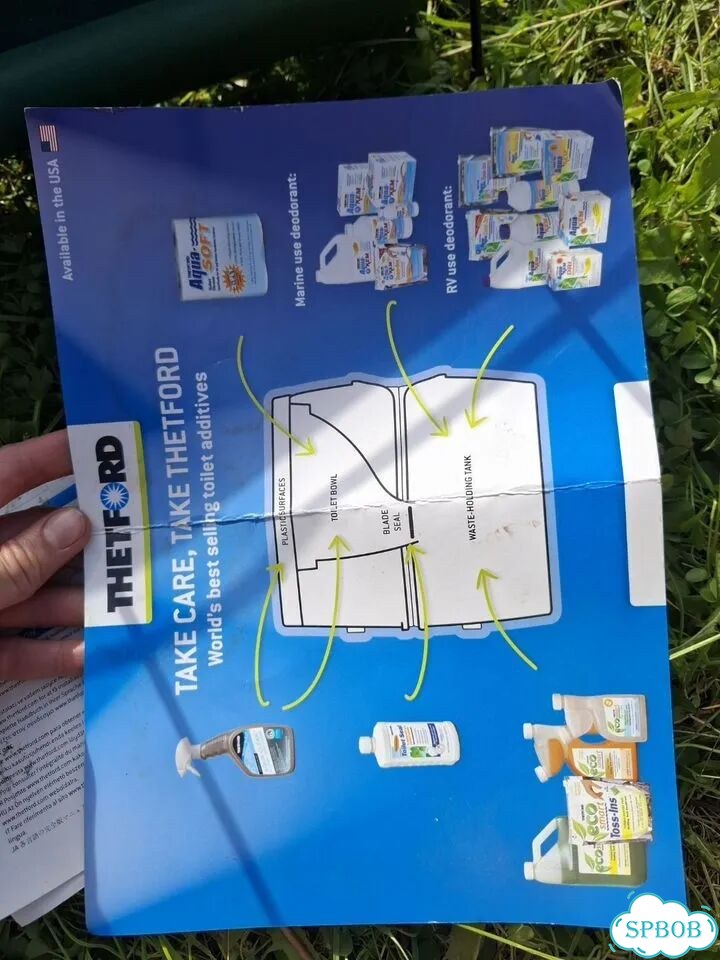 Thetford биотуалет porta potti 365 с индикатором фото 7