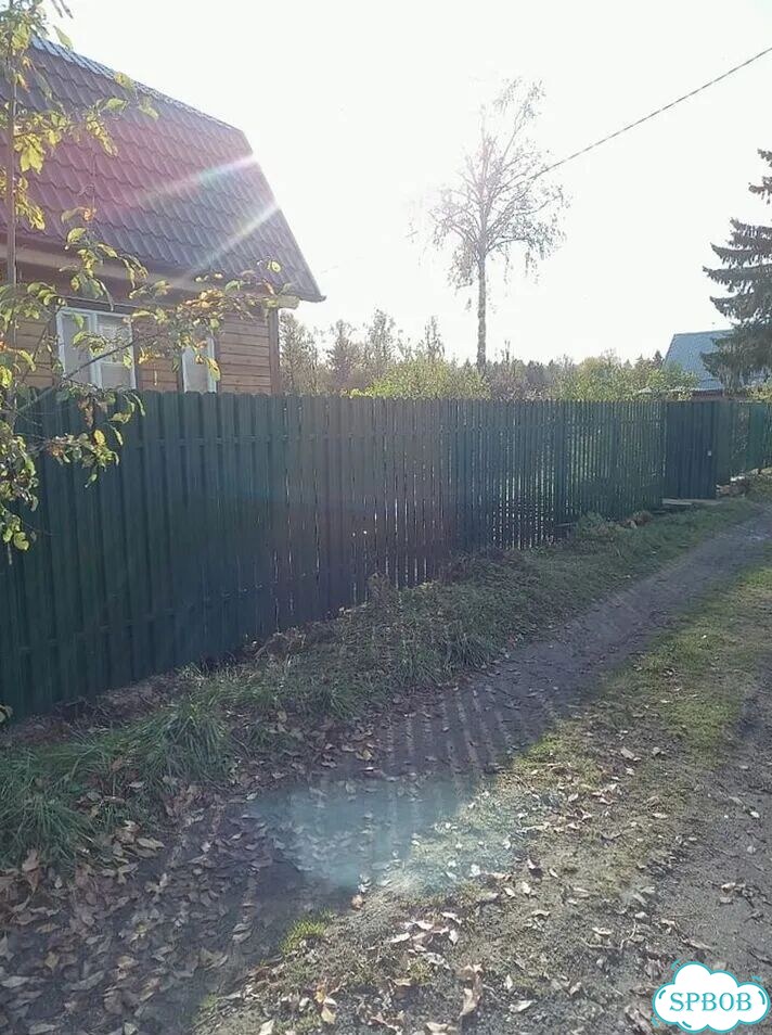 Забор под ключ из евроштакетника фото 5