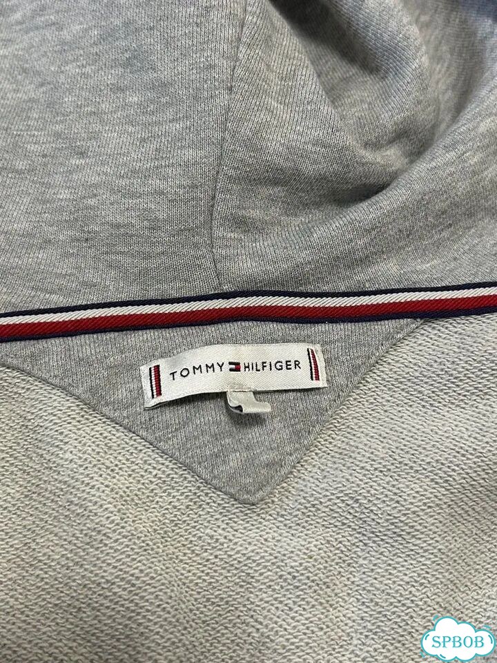 Зип худи tommy hilfiger серое фото 2