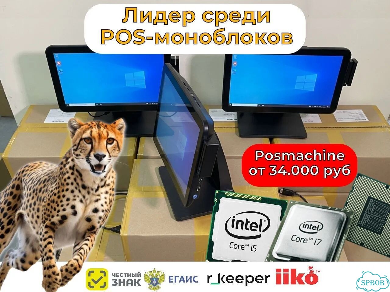 Сенсорный моноблок Posmachine фото 1