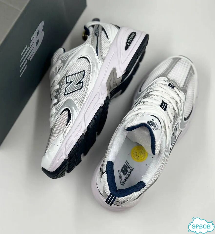 New Balance 530 White Black фото 4