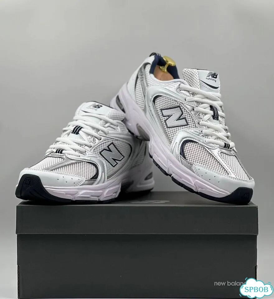 New Balance 530 White Black фото 6
