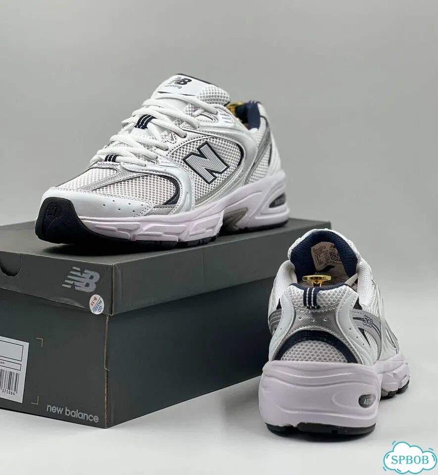 New Balance 530 White Black фото 7