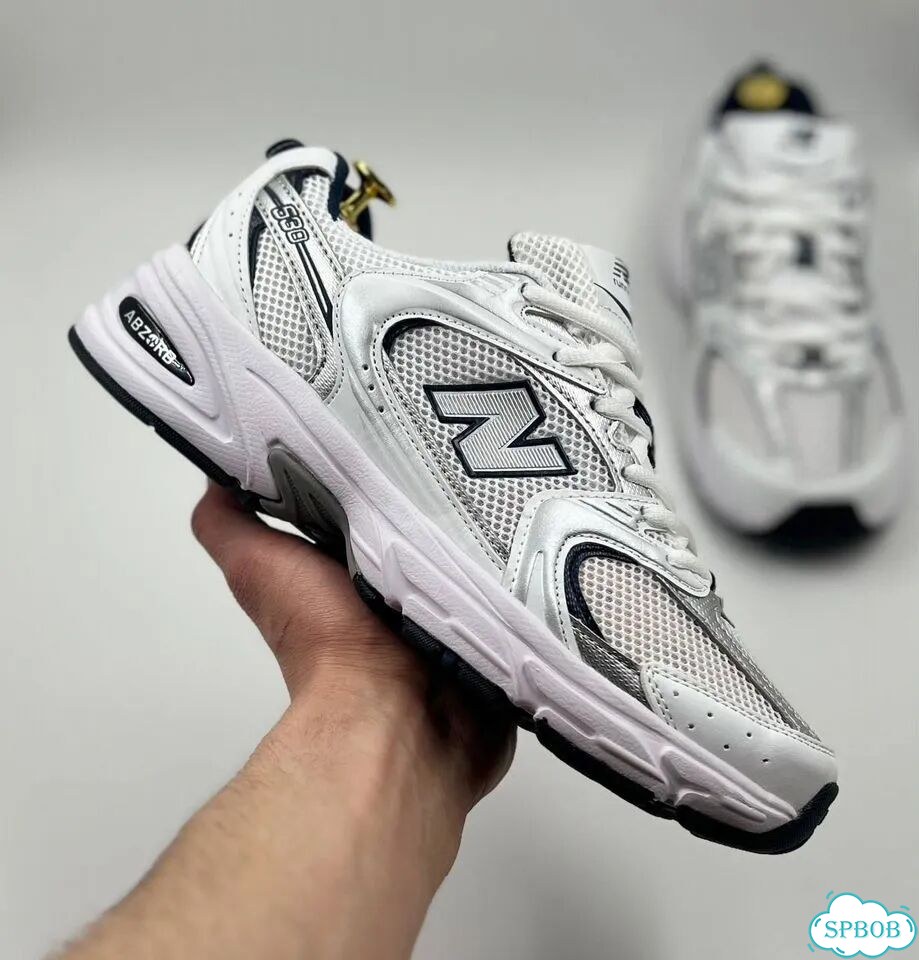 New Balance 530 White Black фото 8