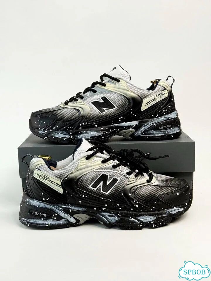 New Balance 530 Black White фото 2