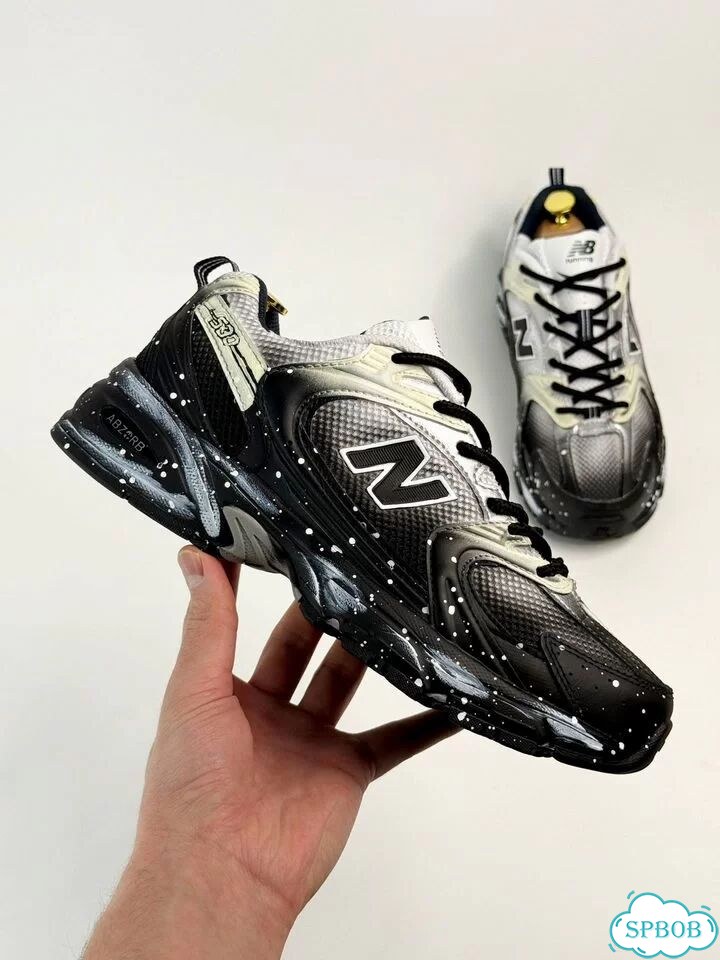New Balance 530 Black White фото 3