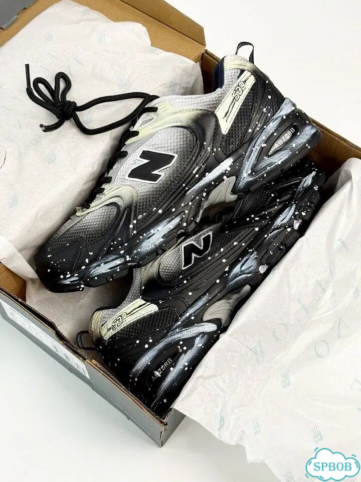 New Balance 530 Black White фото 4