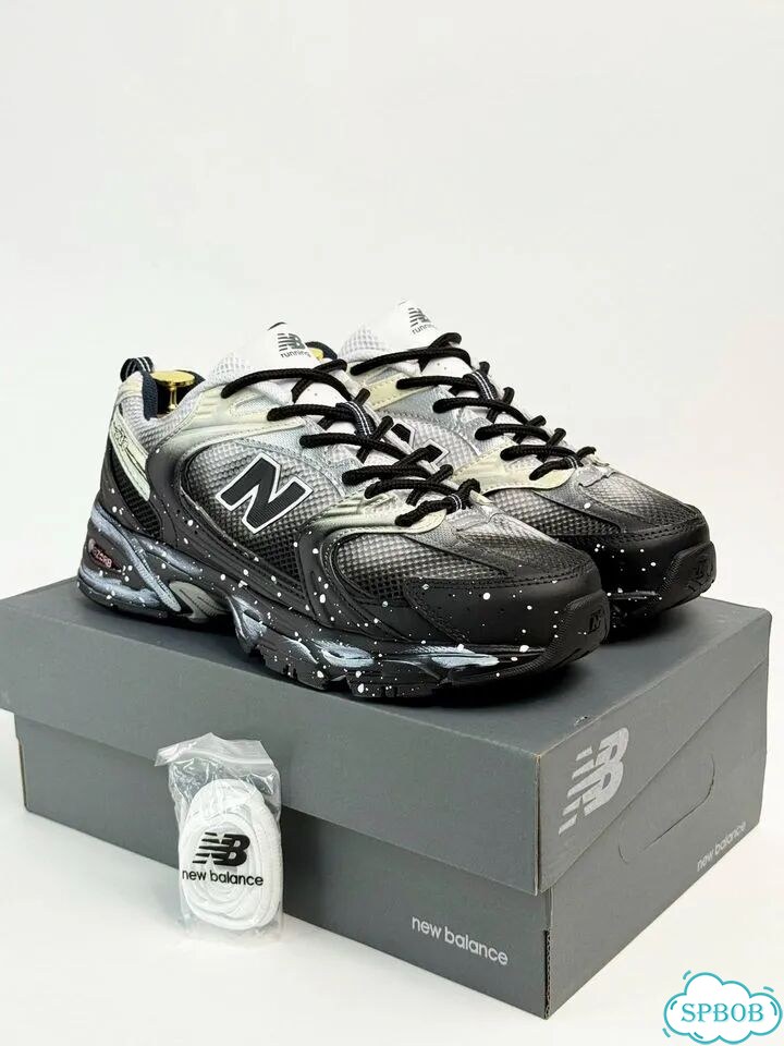 New Balance 530 Black White фото 7
